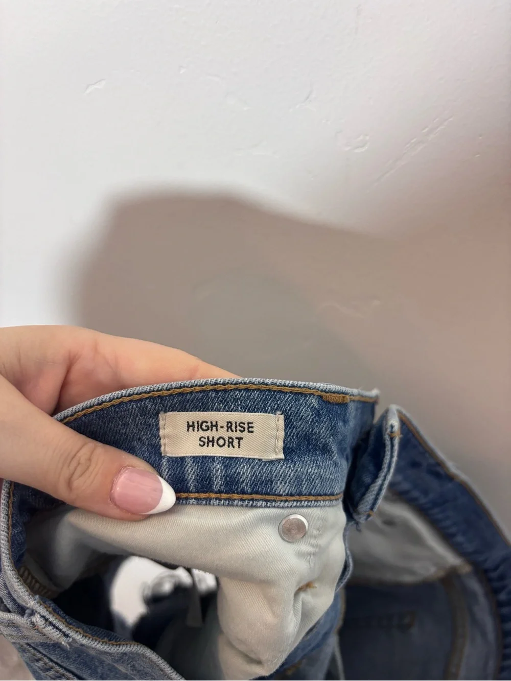 J Crew High-rise denim short in Juniper wash Size 29 BF379 Raw Hem